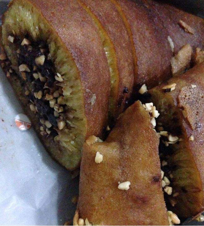 Martabak Gulung Coklat Kacang Susu